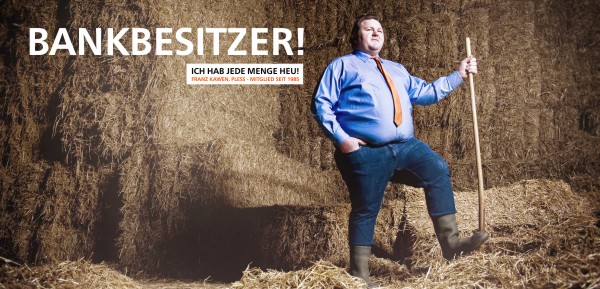 Bankbesitzer - Landwirt Bankbesitzer - Landwirt