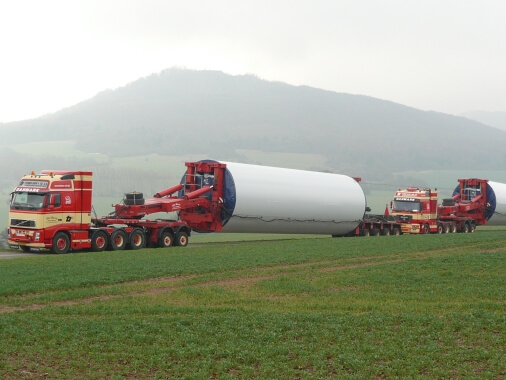 Transport Windkraftanlage Lohberg